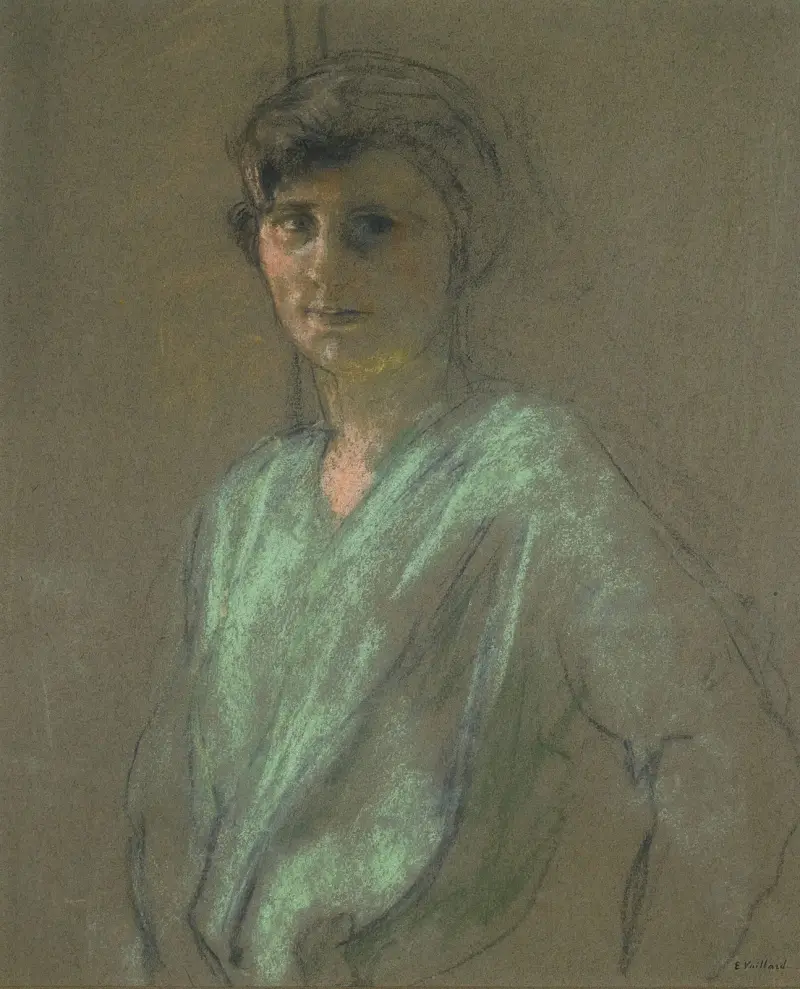 Porträtt av Irène Montanet, 1927 av Édouard Vuillard