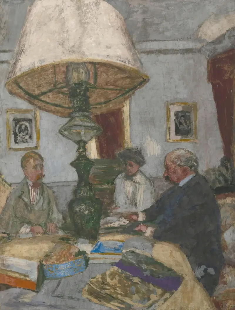 Under den stora lampan i Saint-Jacut av Édouard Vuillard