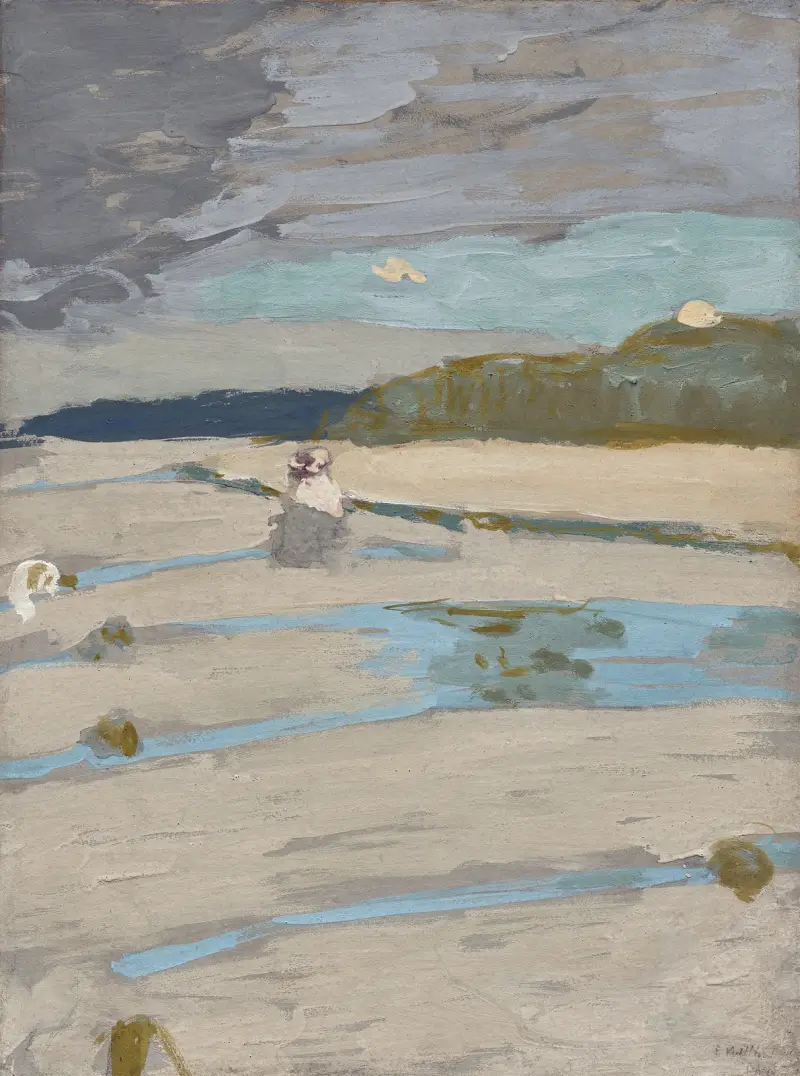 Stranden vid Saint-Jacut av Édouard Vuillard