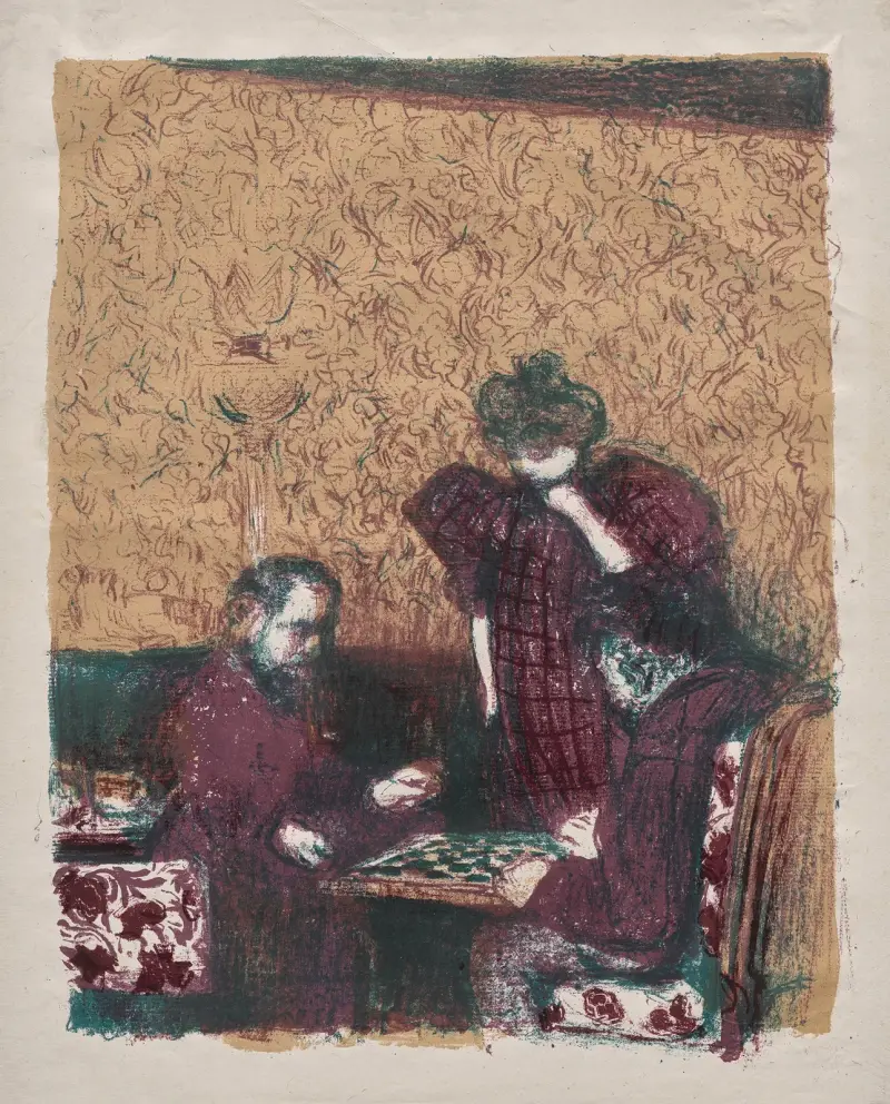 Die Partie Dame von Édouard Vuillard