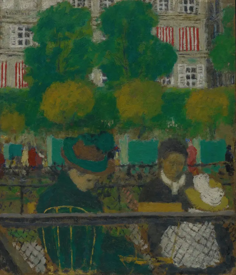 Tuileriträdgården, Paris av Édouard Vuillard