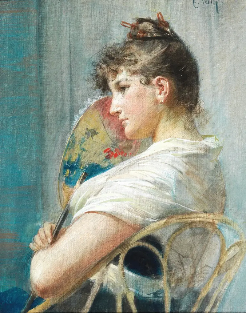The Japanese Fan av Eduard Veith
