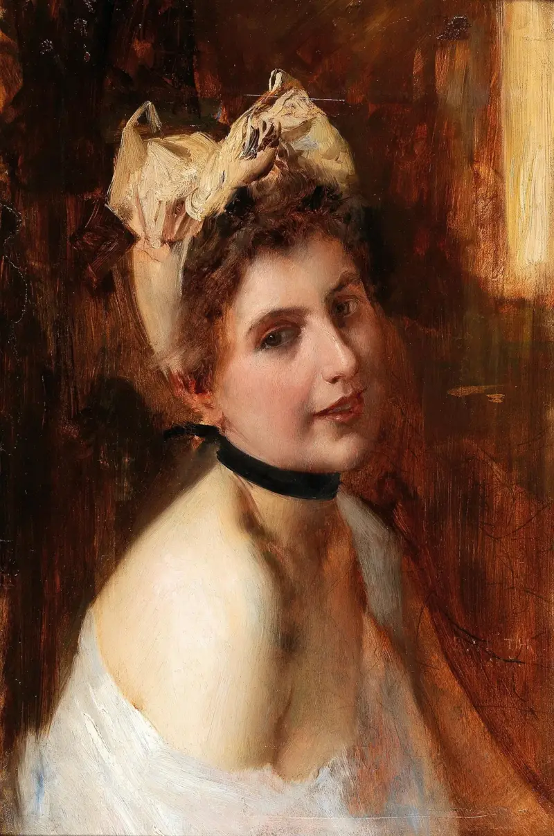 Viennese Girl av Eduard Veith