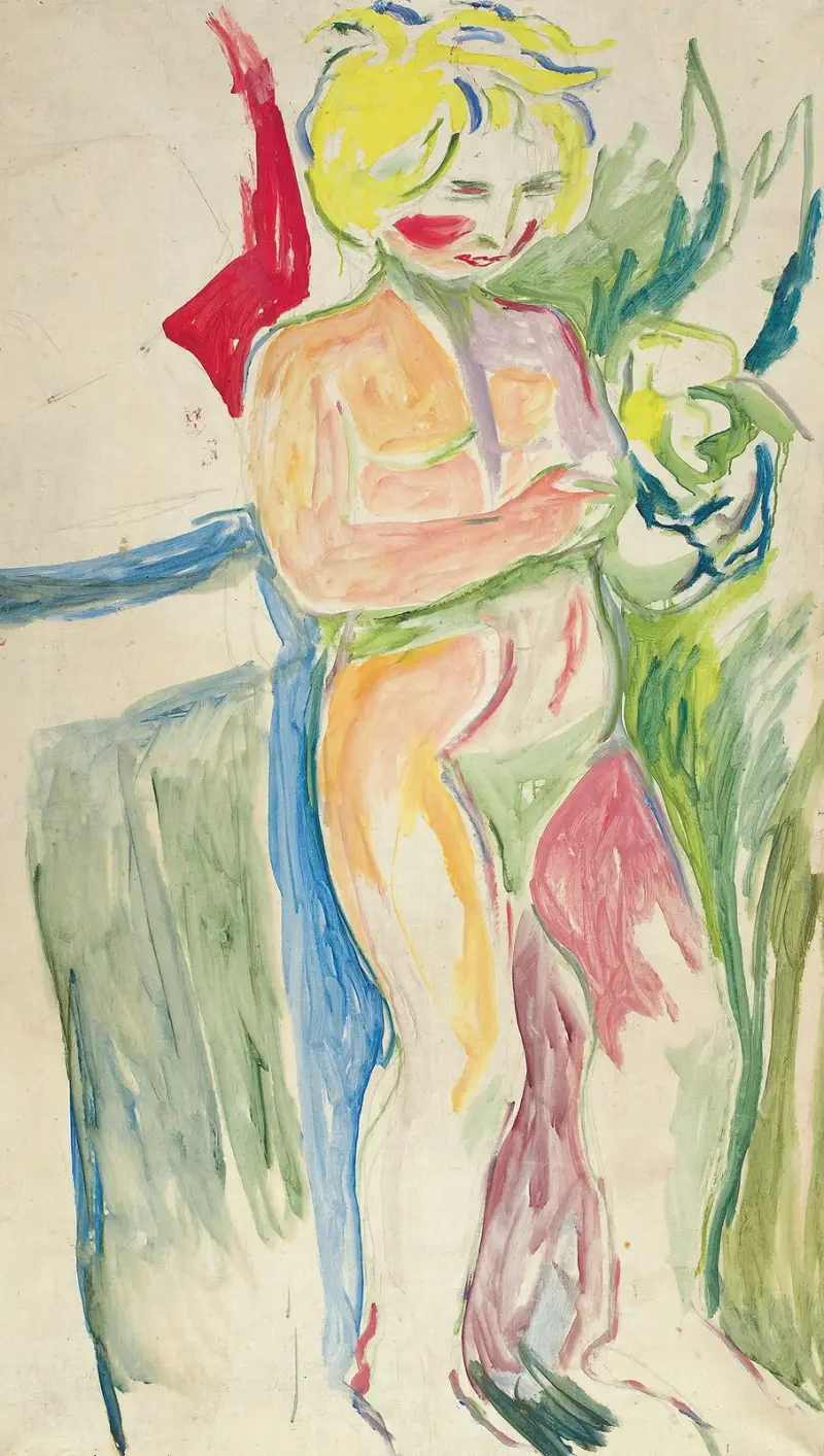 Alma Mater, stehendes Kind von Edvard Munch