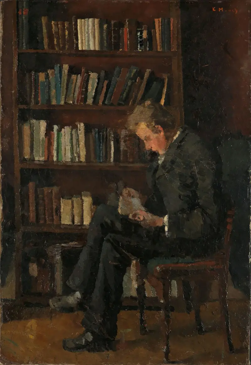 Andreas Reading, 1882 av Edvard Munch
