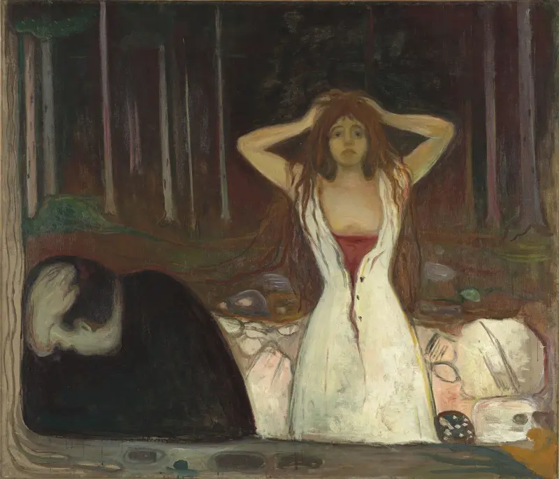 Ashes av Edvard Munch
