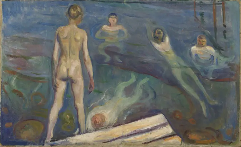 Bathing Boys av Edvard Munch