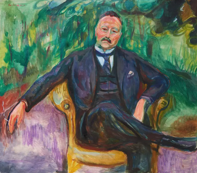 Heinrich C. Hudtwalcker, Edvard Munch