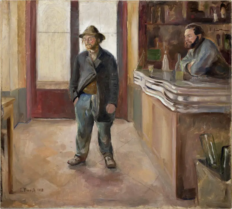In the Tavern av Edvard Munch