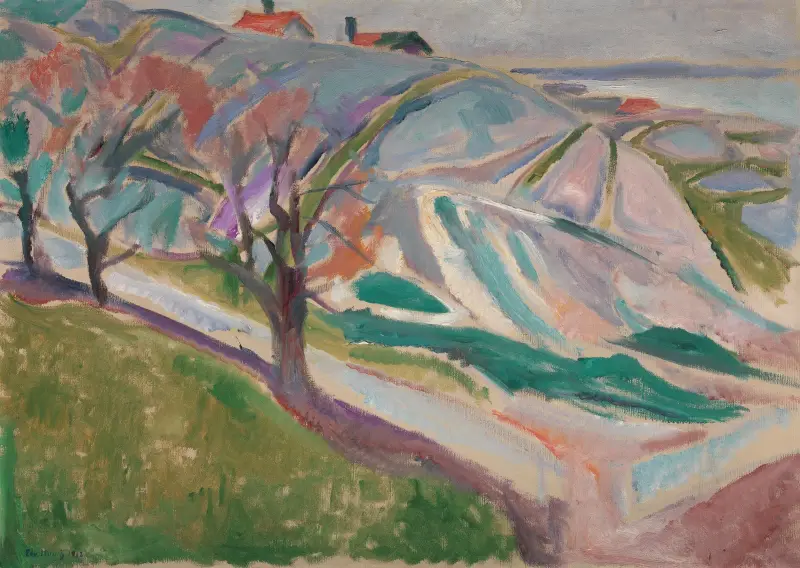 Landscape, Kragerø av Edvard Munch