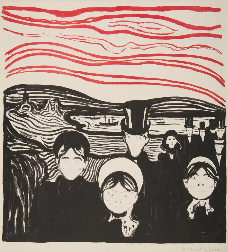 Le Soir – Angst von Edvard Munch