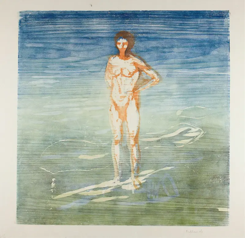 Man Bathing av Edvard Munch