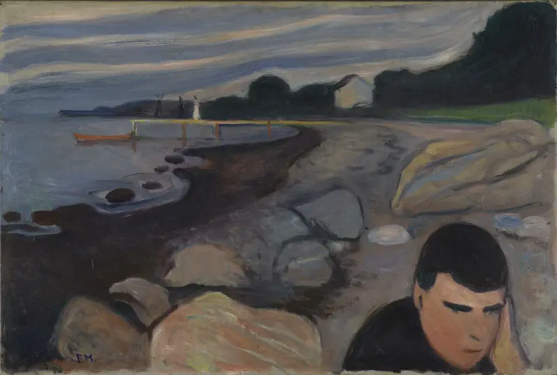 Melancholy av Edvard Munch