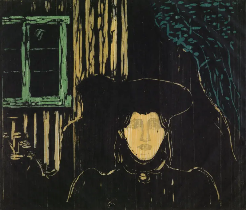 Mondlicht, 1896 von Edvard Munch