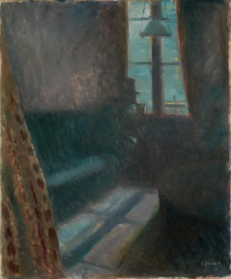Nacht in Saint-Cloud von Edvard Munch