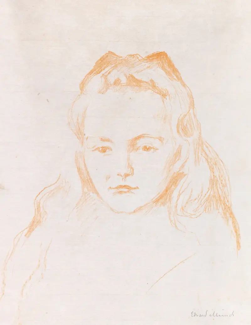 Ottilie Schiefler, Edvard Munch