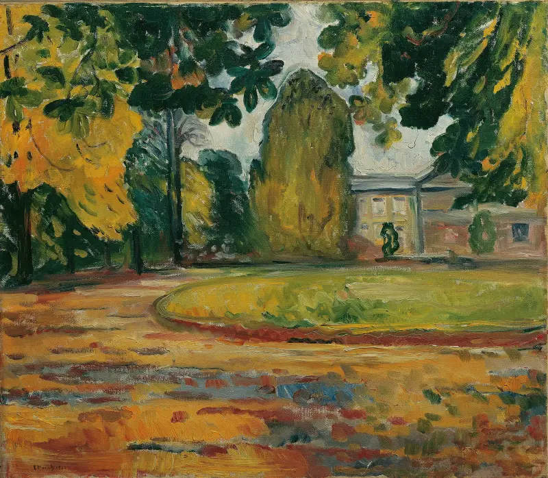 Park v Kösenu, Edvard Munch