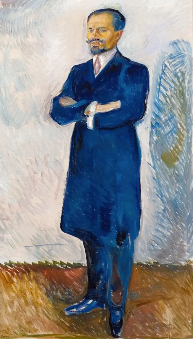 Porträtt av Ernest Thiel, 1907 – nr 2 av Edvard Munch