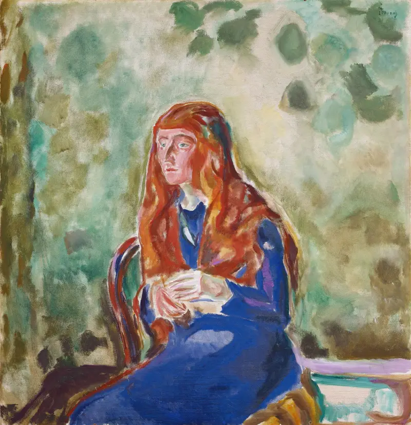 Portrait Of Käte Perls av Edvard Munch