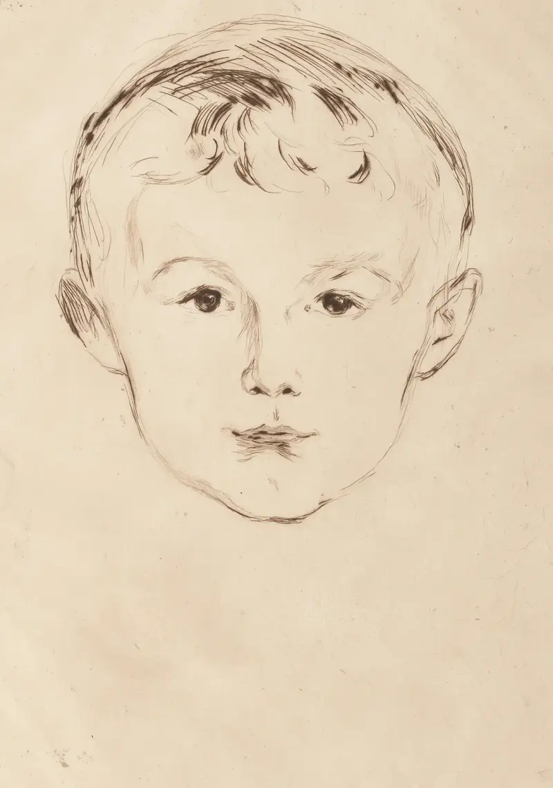 Porträt von Theodore Linde von Edvard Munch