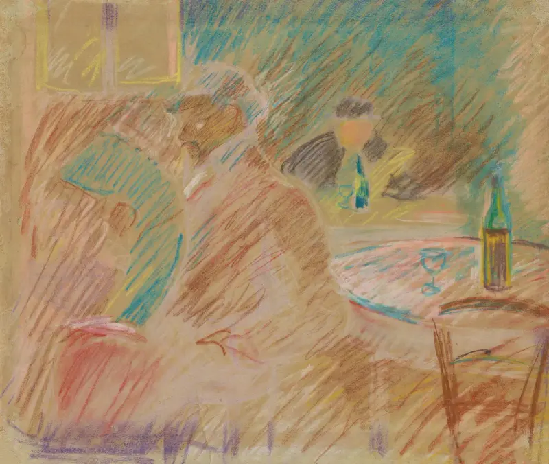 Restaurační scéna, Edvard Munch