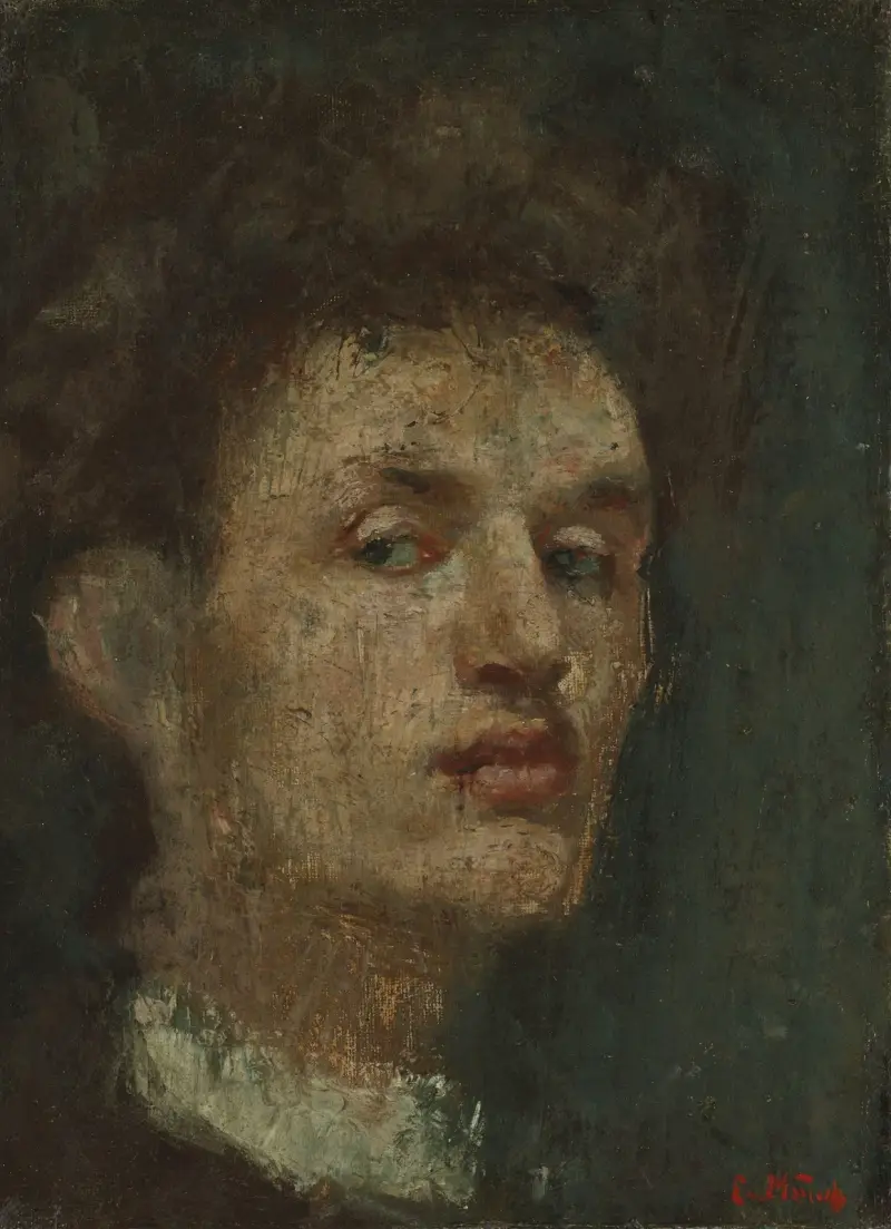 Self-Portrait, 1886 av Edvard Munch