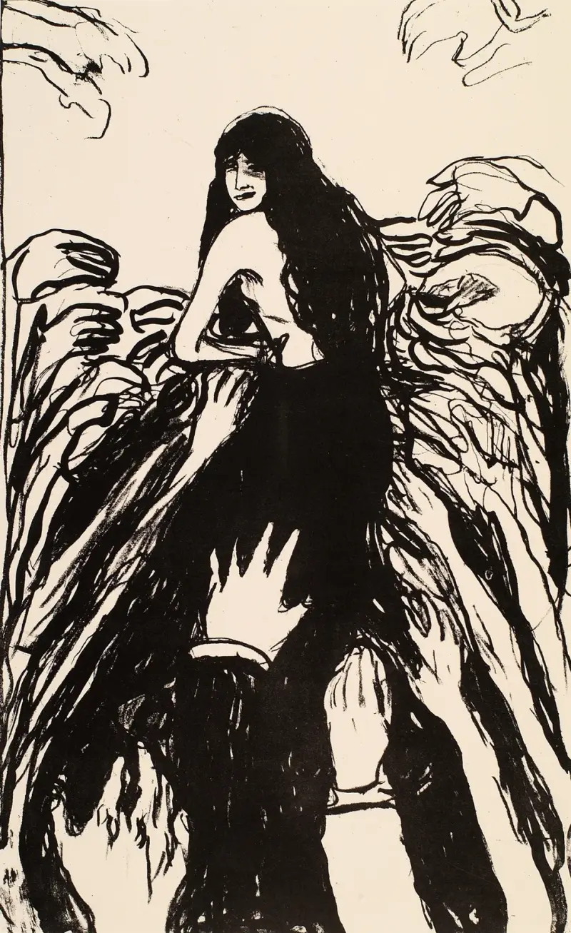 Dłonie – nr 1, Edvard Munch