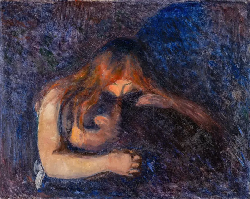 The Vampire av Edvard Munch