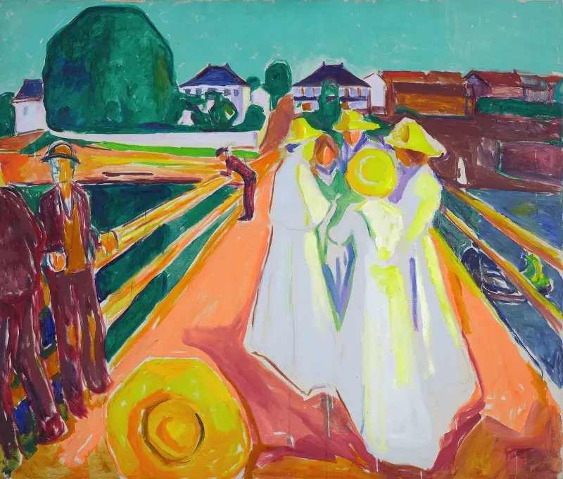 The Women on the Bridge av Edvard Munch