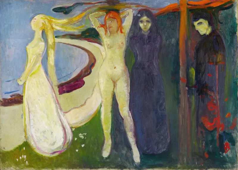 Žena. Sfinga, Edvard Munch