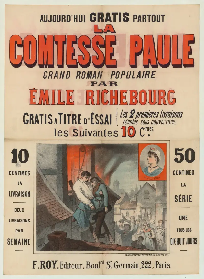 La Comtesse Paule, großer Volksroman von Émile Richebourg von Edward Ancourt
