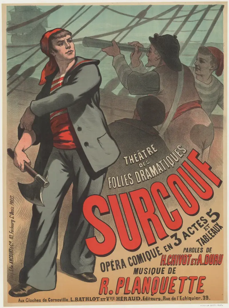 Théâtre des Folies-Dramatiques. Surcouf av Edward Ancourt