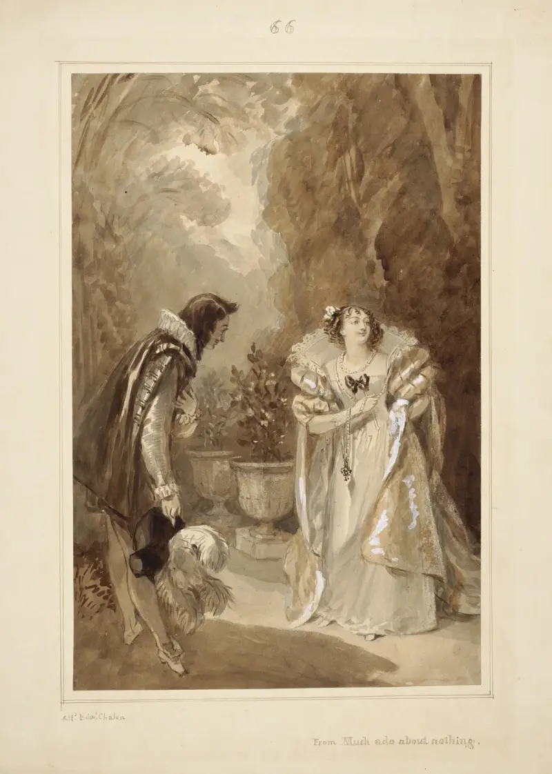 Z Mnoho povyku pro nic, Alfred Edward Chalon