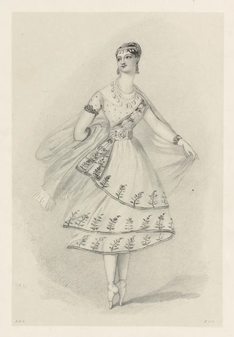 La bayadère von Alfred Edward Chalon