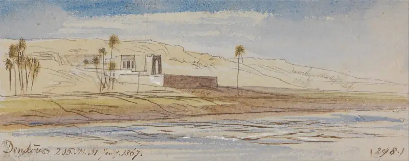 Dendour, 2:15 Uhr, 31. Januar 1867 von Edward Lear