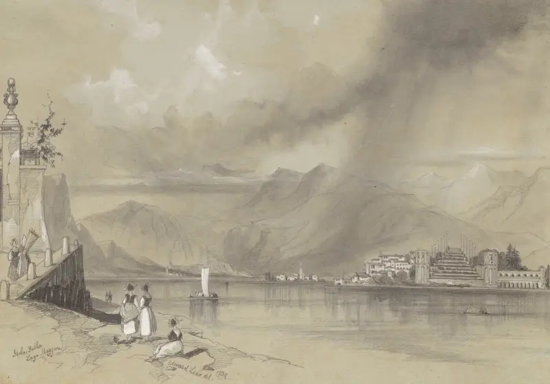 Isola Bella, Lago Maggiore av Edward Lear
