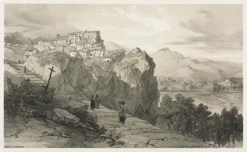 Rocca Giovane av Edward Lear