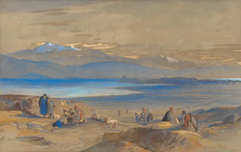 Widok na Janinę, Edward Lear
