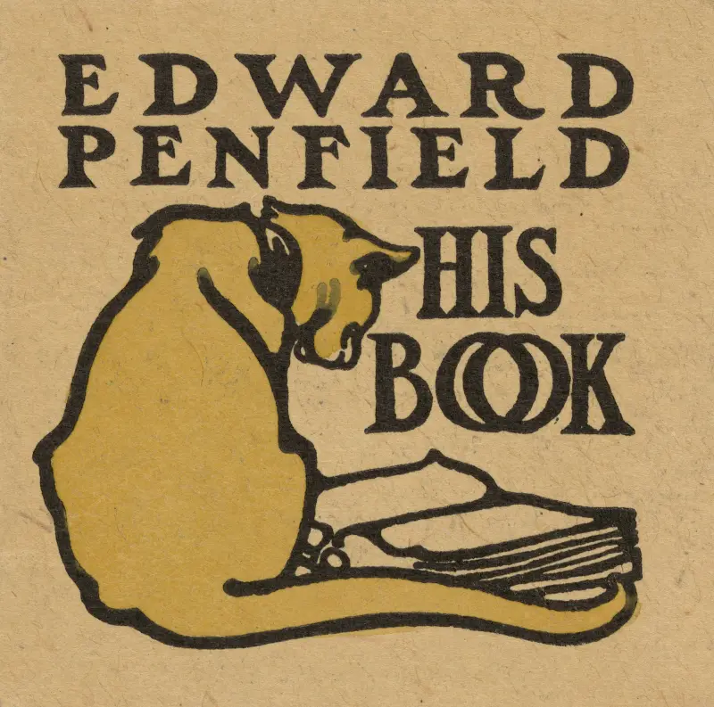 Edward Penfield, sein Buch von Edward Penfield