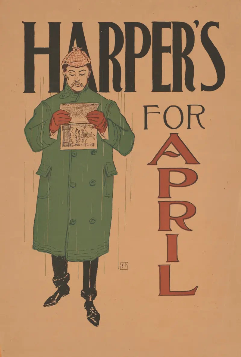 Harper's April, 1893, Edward Penfield