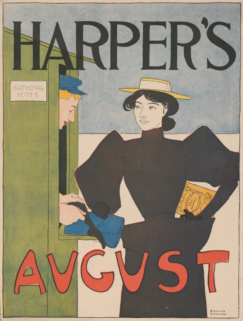Harper's srpen, 1894, Edward Penfield