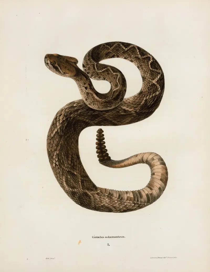 Crotalus adamanteus, John Edwards Holbrook