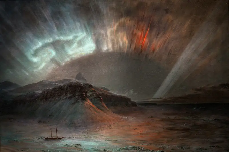 Polární záře, Frederic Edwin Church