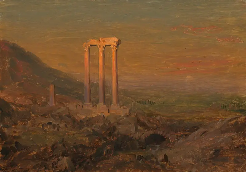 Classical Ruins, Syria av Frederic Edwin Church