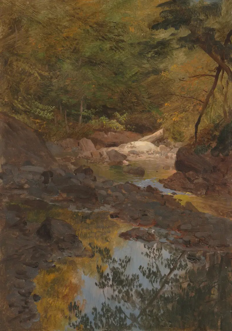 I New Englands skogar av Frederic Edwin Church
