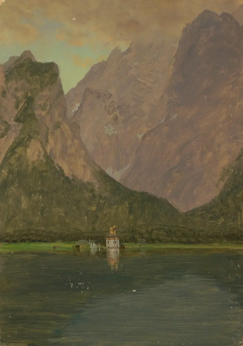 Königssee bei Berchtesgaden, Bayern von Frederic Edwin Church