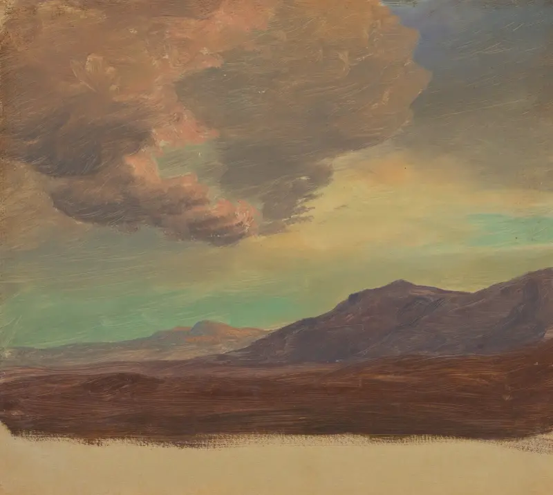 Landskap, nära Palestina eller Syrien av Frederic Edwin Church