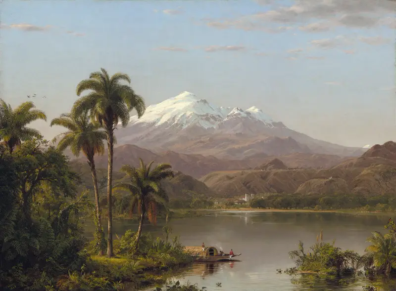 Tamaca palmy, Frederic Edwin Church