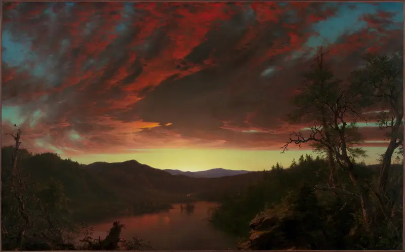 Abenddämmerung in der Wildnis von Frederic Edwin Church