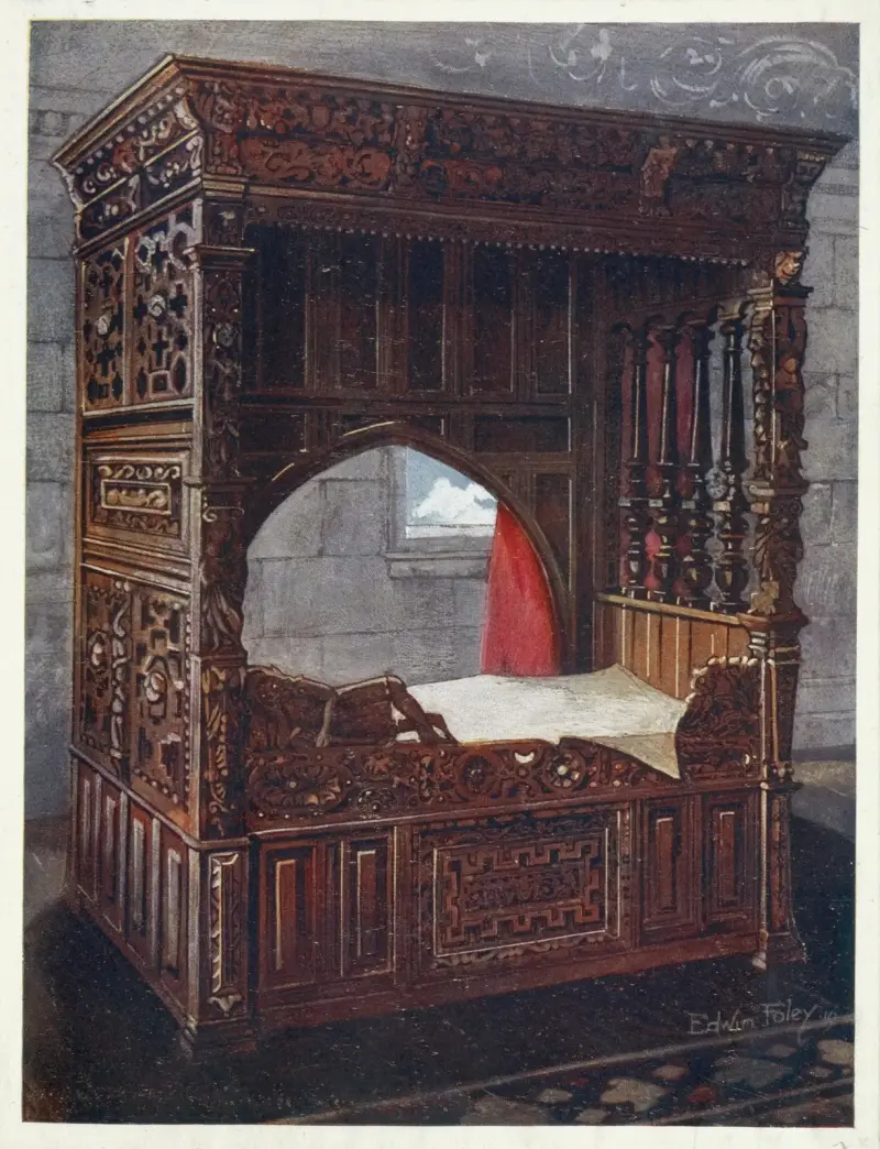 Snidad eksäng från Jeanne d'Albret, daterad 1562 av Edwin Foley